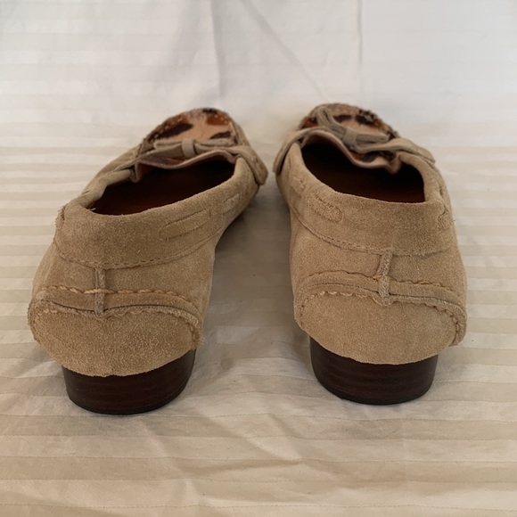 Talbots 6.5 B Loafers with animal print accent. Super comfy - Picture 3 of 7